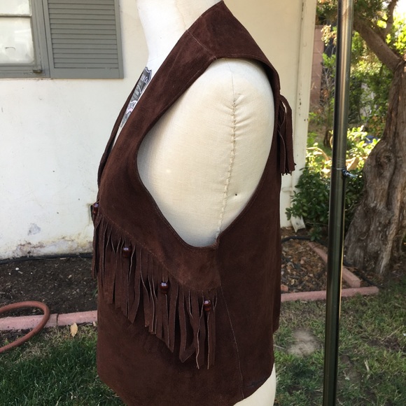Vintage Fringe Boho Vest - Picture 3 of 4
